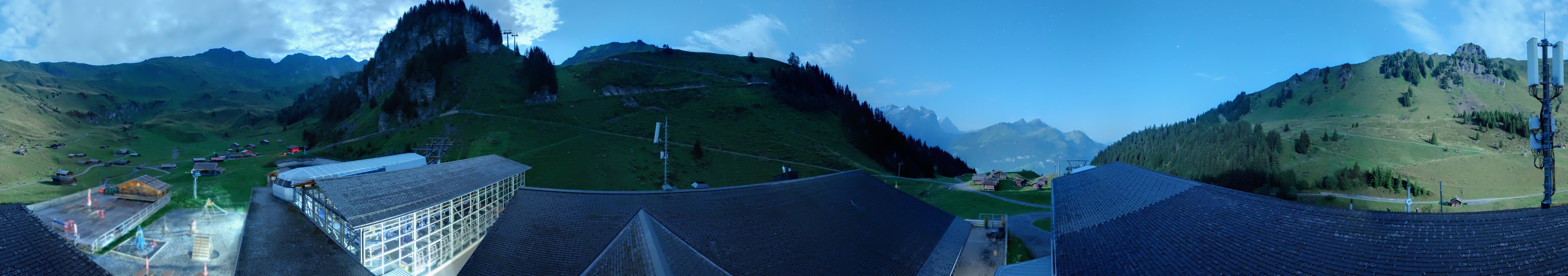 Archived image Webcam Maegisalp Meiringen Hasliberg Roundshot