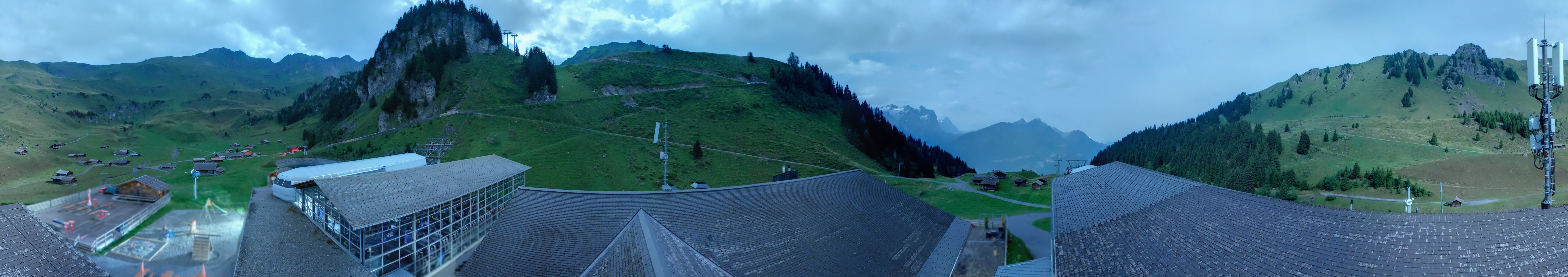 Archived image Webcam Maegisalp Meiringen Hasliberg Roundshot