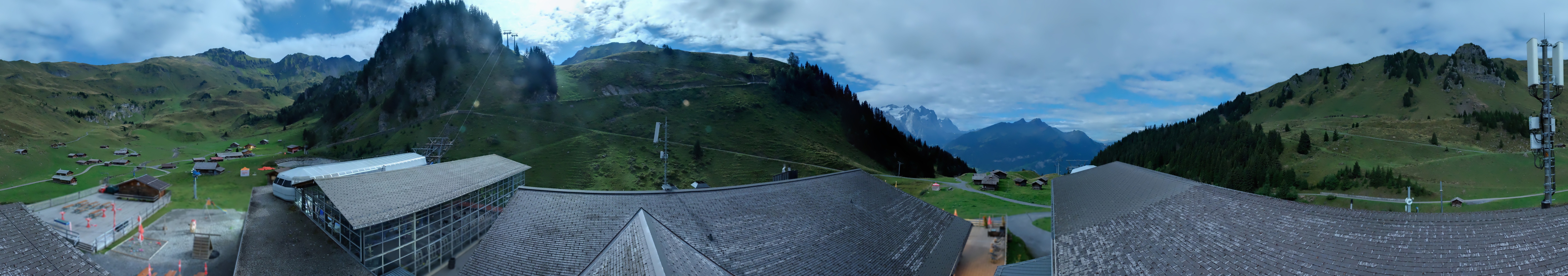 Archived image Webcam Maegisalp Meiringen Hasliberg Roundshot