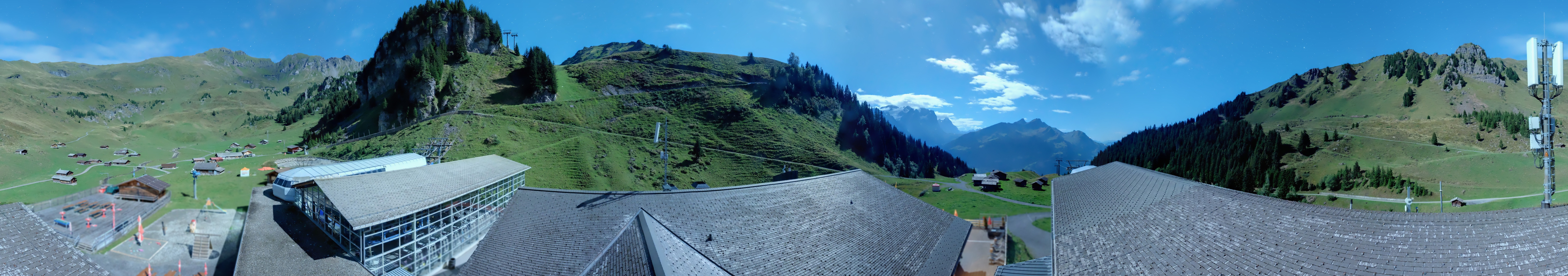 Archived image Webcam Maegisalp Meiringen Hasliberg Roundshot