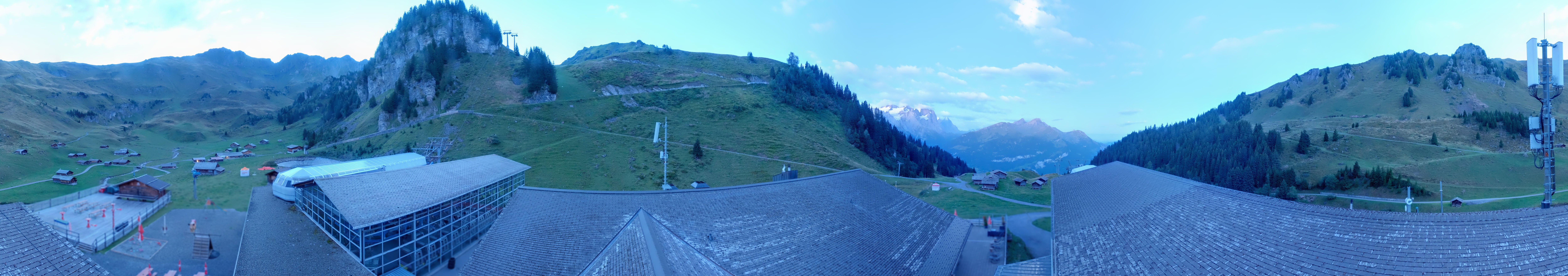 Archived image Webcam Maegisalp Meiringen Hasliberg Roundshot