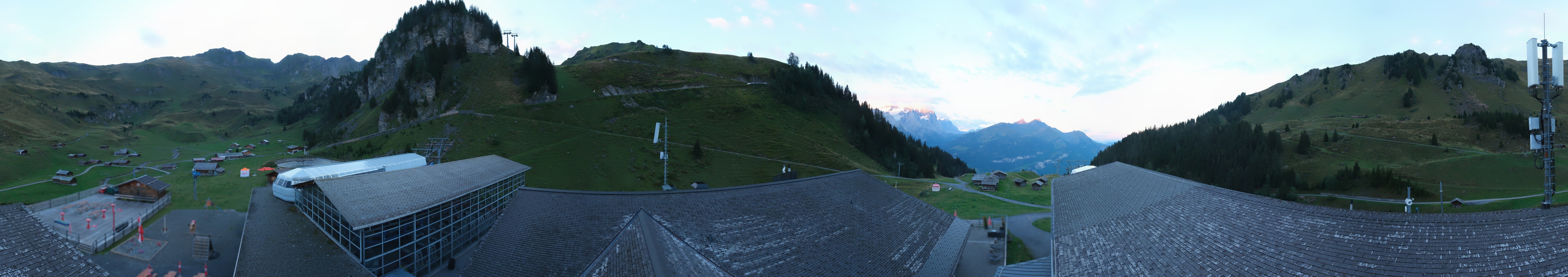 Archived image Webcam Maegisalp Meiringen Hasliberg Roundshot