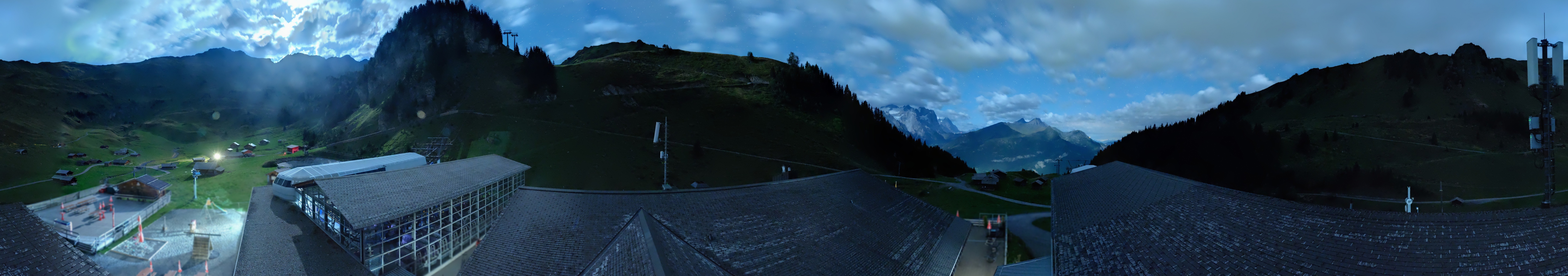 Archived image Webcam Maegisalp Meiringen Hasliberg Roundshot