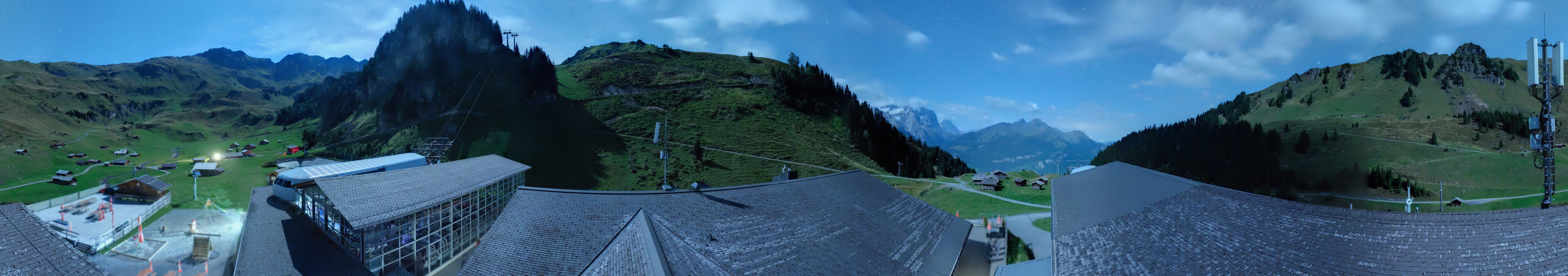 Archived image Webcam Maegisalp Meiringen Hasliberg Roundshot
