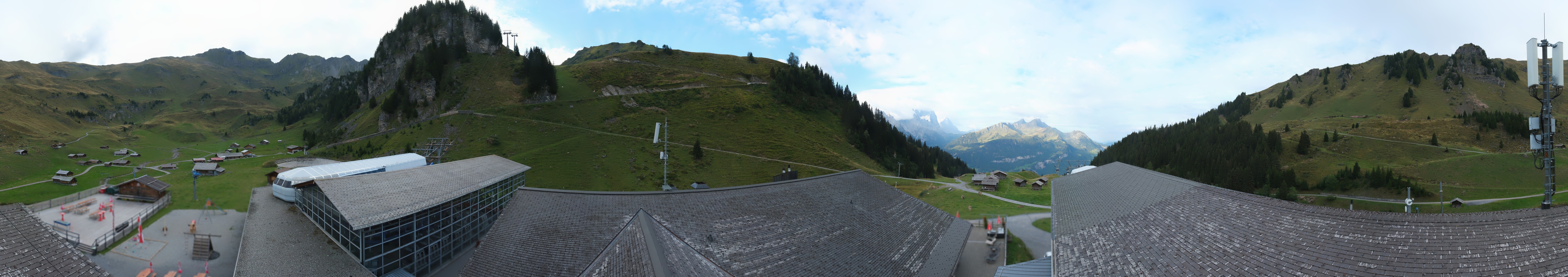 Archived image Webcam Maegisalp Meiringen Hasliberg Roundshot