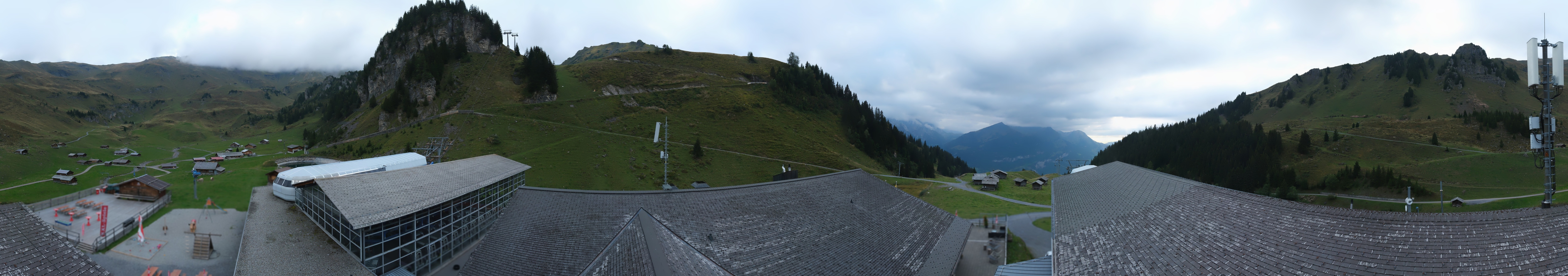 Archived image Webcam Maegisalp Meiringen Hasliberg Roundshot