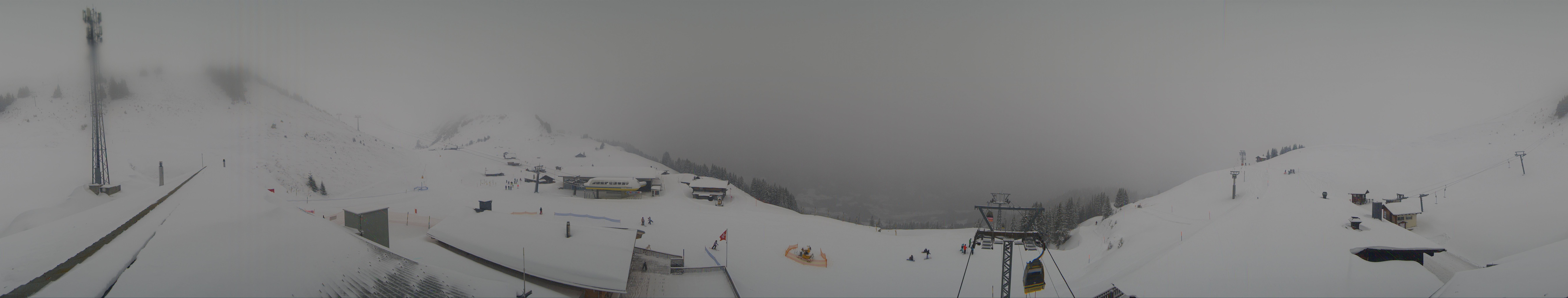 Archiv Foto Webcam Panoramacam Meiringen Hasliberg Mittelstation Käserstatt