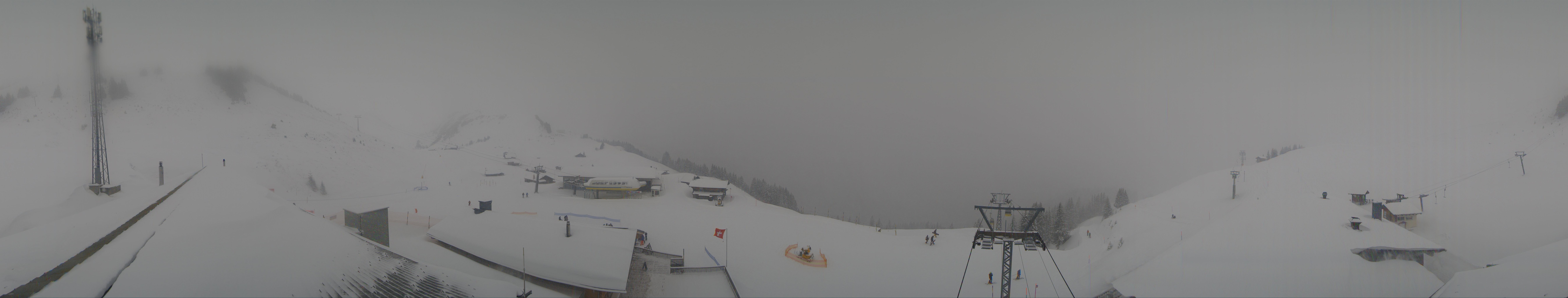 Archiv Foto Webcam Panoramacam Meiringen Hasliberg Mittelstation Käserstatt