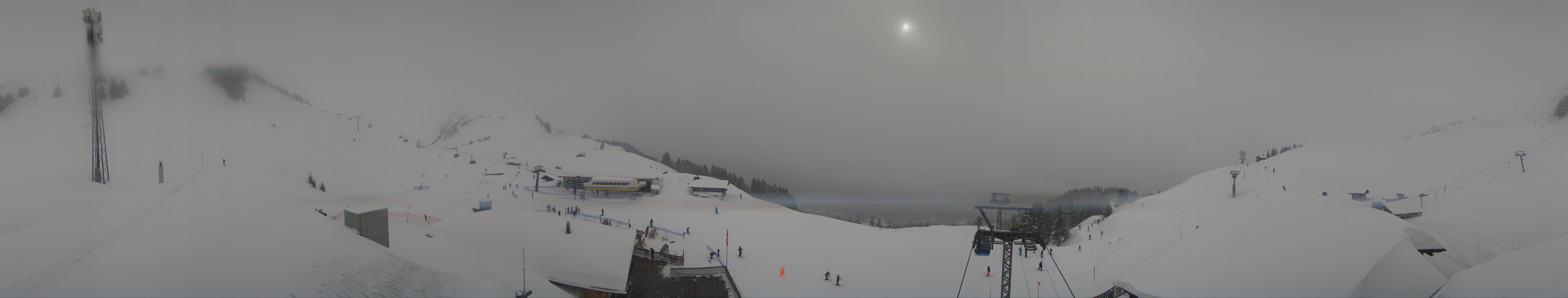 Archiv Foto Webcam Panoramacam Meiringen Hasliberg Mittelstation Käserstatt