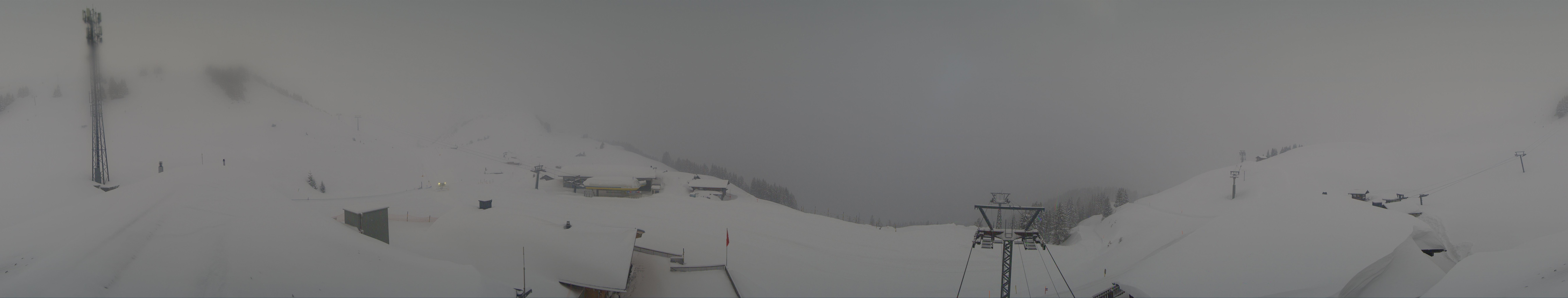 Archived image Webcam Roundshot Meiringen Hasliberg Mid-Station Kaeserstatt