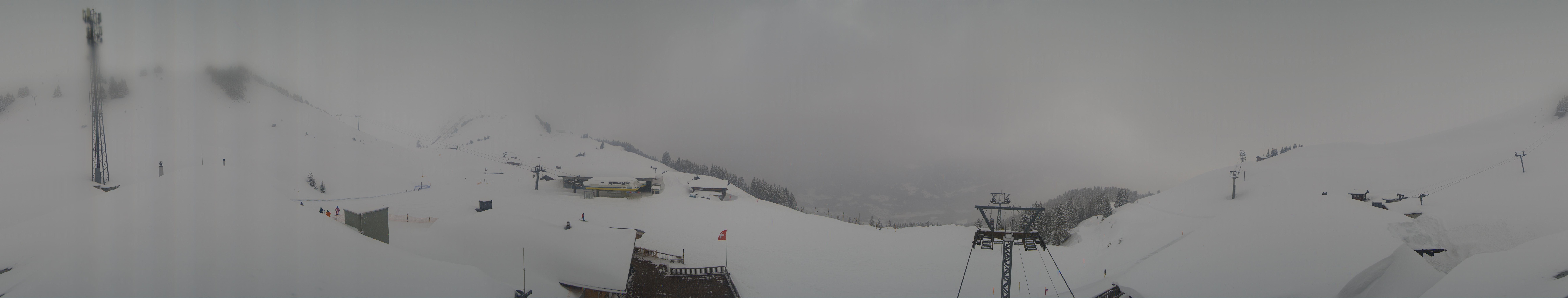 Archived image Webcam Roundshot Meiringen Hasliberg Mid-Station Kaeserstatt