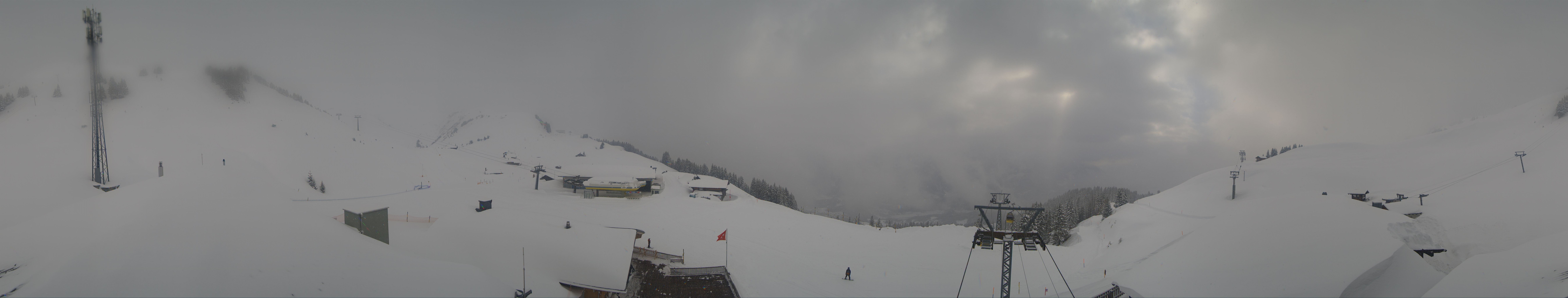 Archived image Webcam Roundshot Meiringen Hasliberg Mid-Station Kaeserstatt