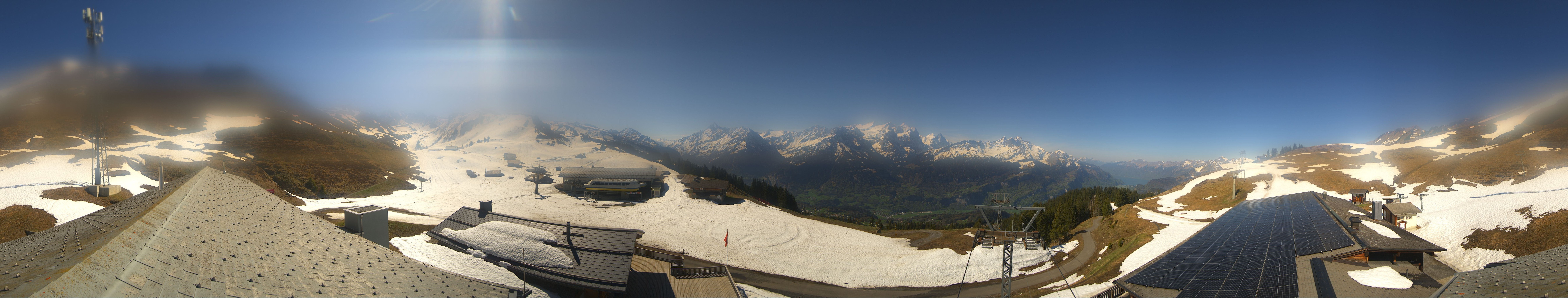 Archiv Foto Webcam Panoramacam Meiringen Hasliberg Mittelstation Käserstatt