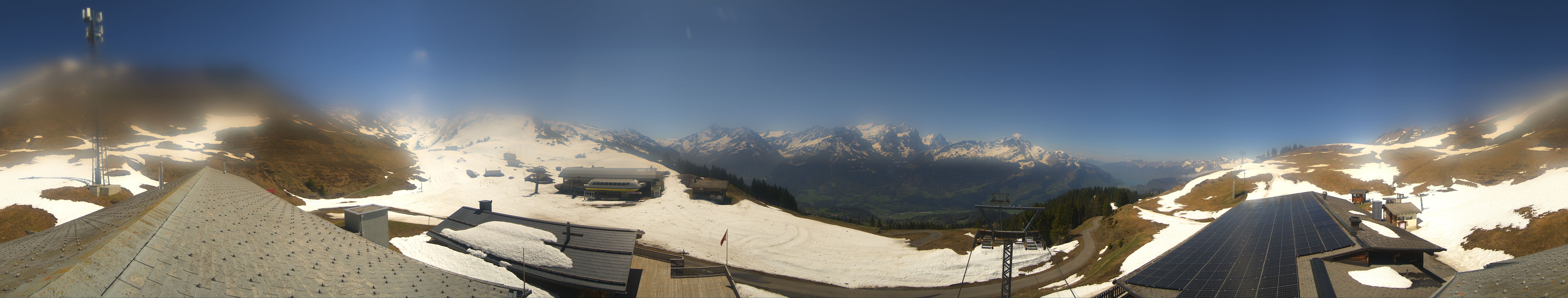 Archiv Foto Webcam Panoramacam Meiringen Hasliberg Mittelstation Käserstatt
