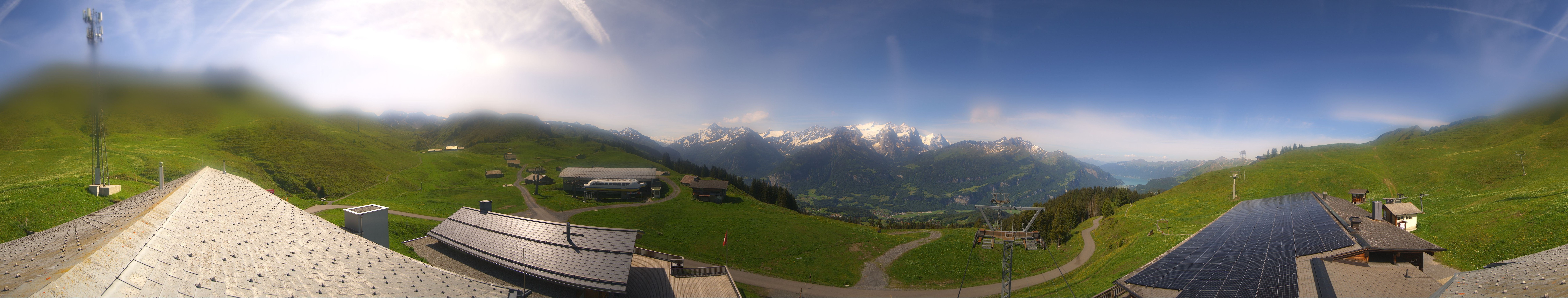 Archiv Foto Webcam Panoramacam Meiringen Hasliberg Mittelstation Käserstatt