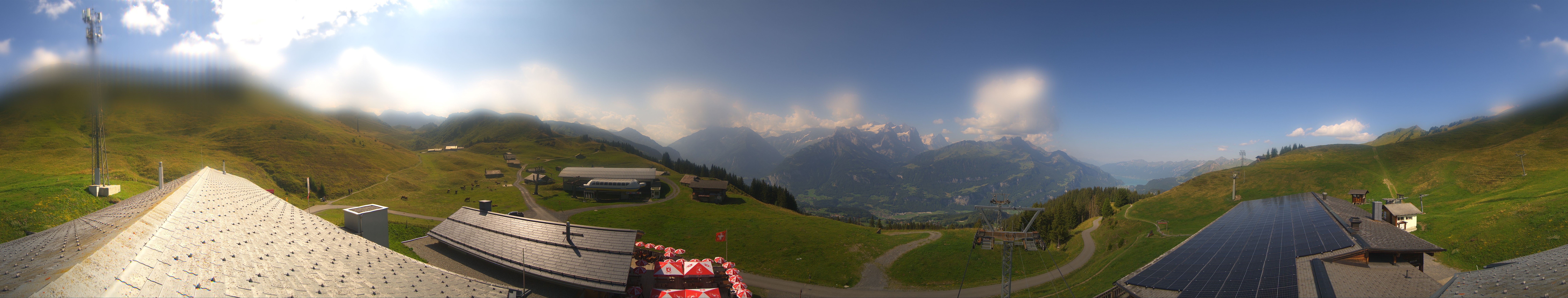 Archiv Foto Webcam Panoramacam Meiringen Hasliberg Mittelstation Käserstatt