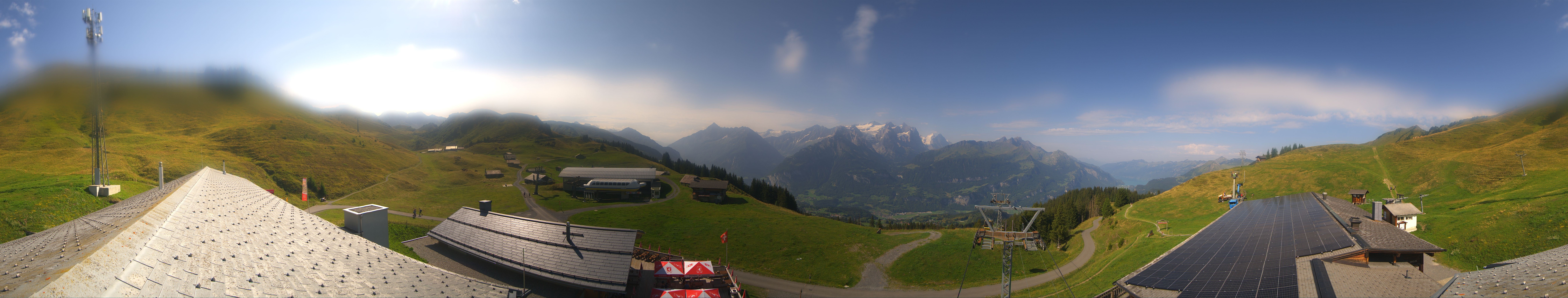Archived image Webcam Roundshot Meiringen Hasliberg Mid-Station Kaeserstatt