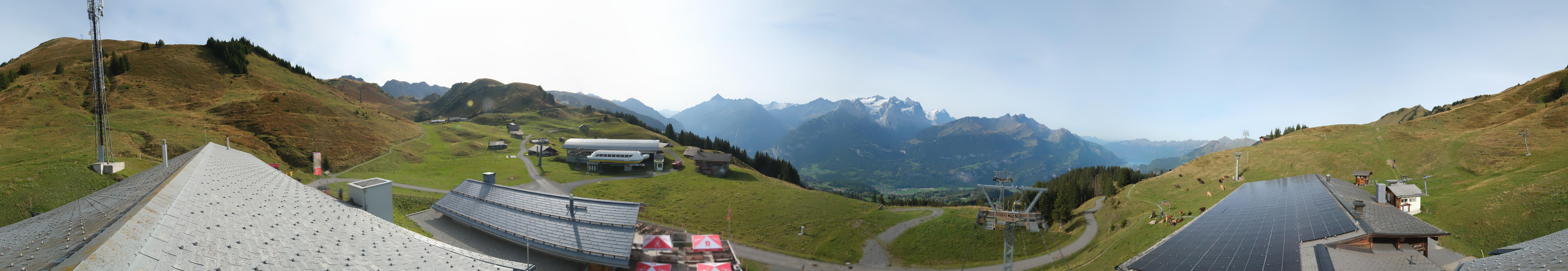 Archived image Webcam Roundshot Meiringen Hasliberg Mid-Station Kaeserstatt