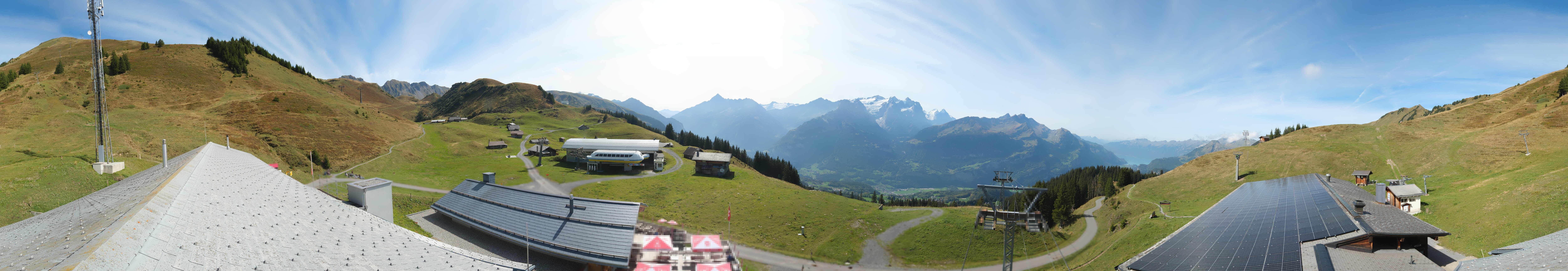 Archived image Webcam Roundshot Meiringen Hasliberg Mid-Station Kaeserstatt