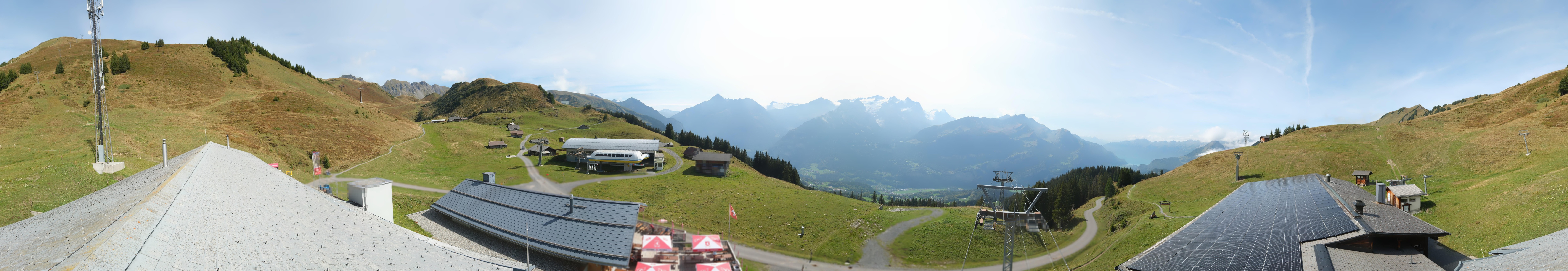 Archived image Webcam Roundshot Meiringen Hasliberg Mid-Station Kaeserstatt