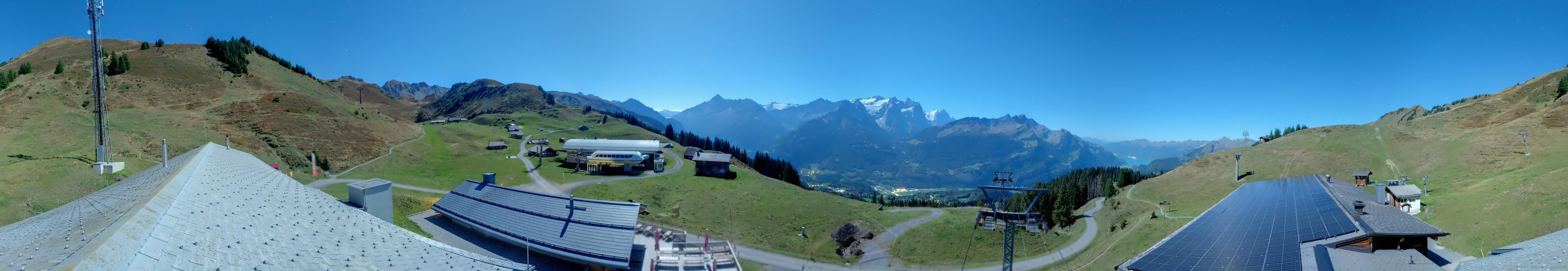 Archiv Foto Webcam Panoramacam Meiringen Hasliberg Mittelstation Käserstatt