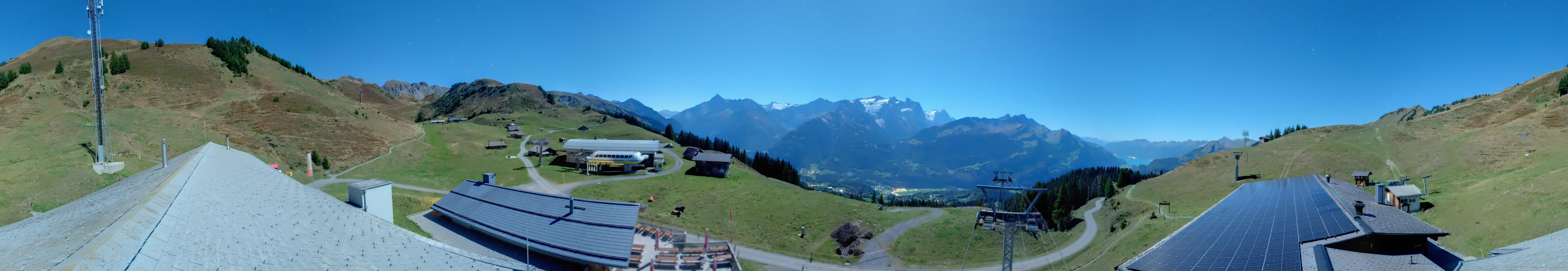Archiv Foto Webcam Panoramacam Meiringen Hasliberg Mittelstation Käserstatt