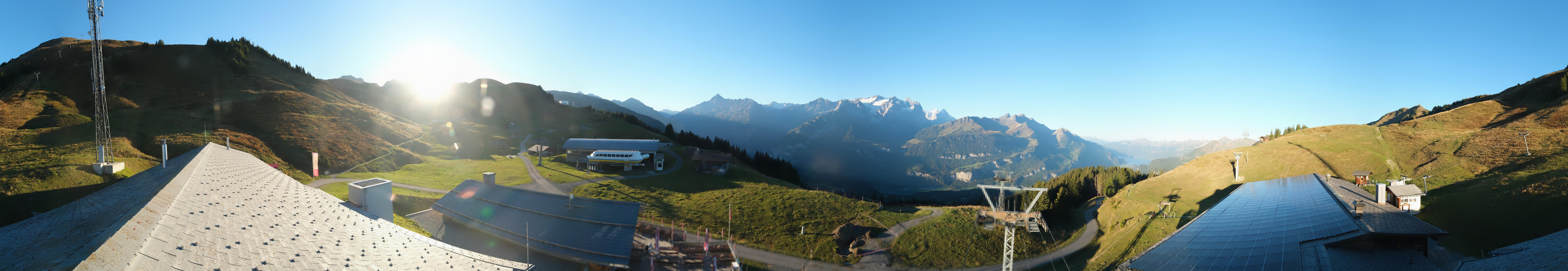 Archiv Foto Webcam Panoramacam Meiringen Hasliberg Mittelstation Käserstatt