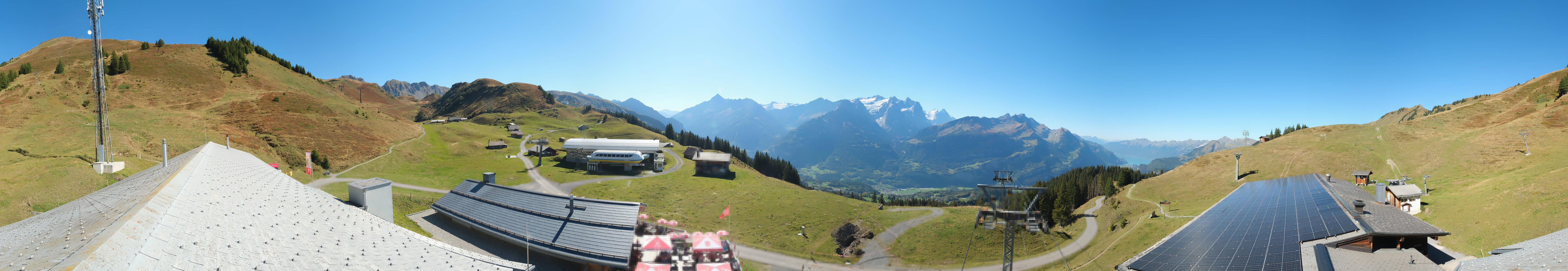 Archiv Foto Webcam Panoramacam Meiringen Hasliberg Mittelstation Käserstatt