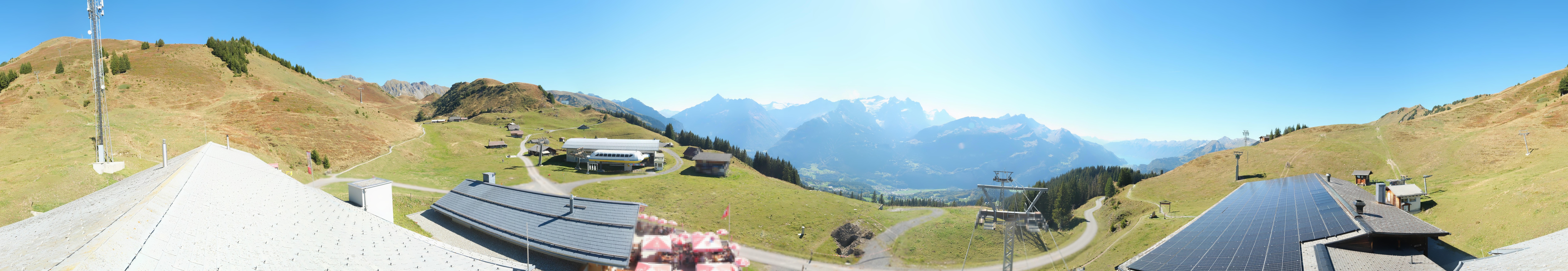 Archiv Foto Webcam Panoramacam Meiringen Hasliberg Mittelstation Käserstatt