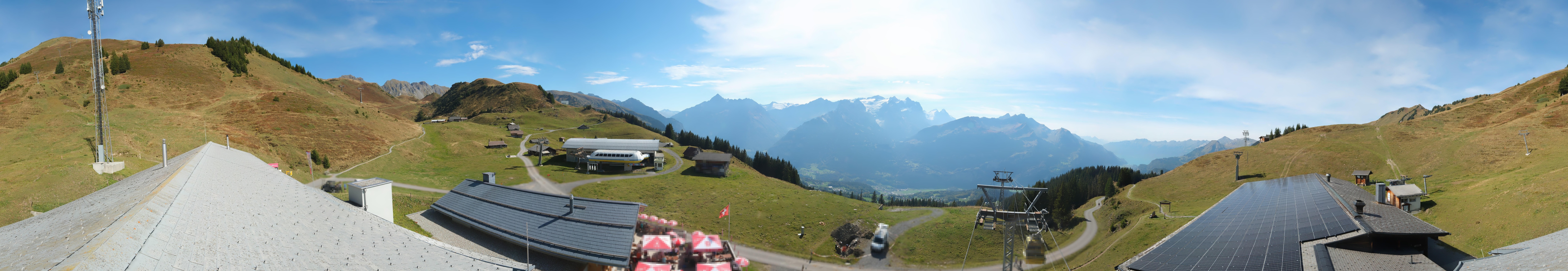 Archived image Webcam Roundshot Meiringen Hasliberg Mid-Station Kaeserstatt