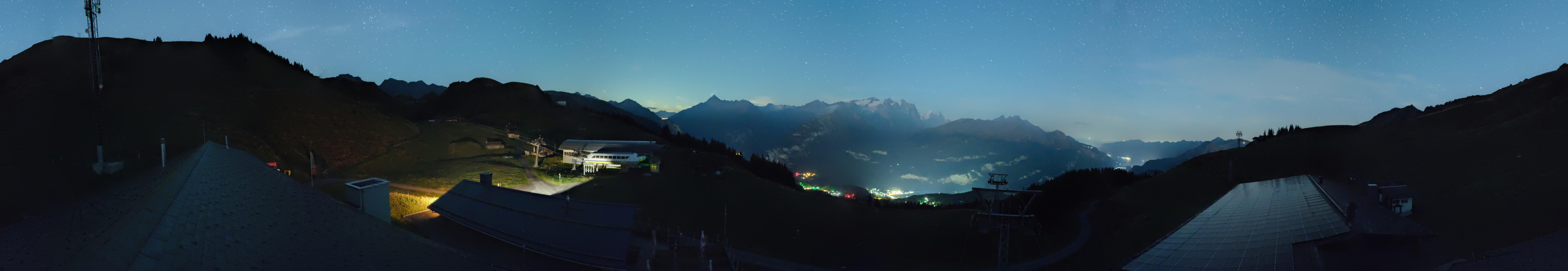 Archiv Foto Webcam Panoramacam Meiringen Hasliberg Mittelstation Käserstatt