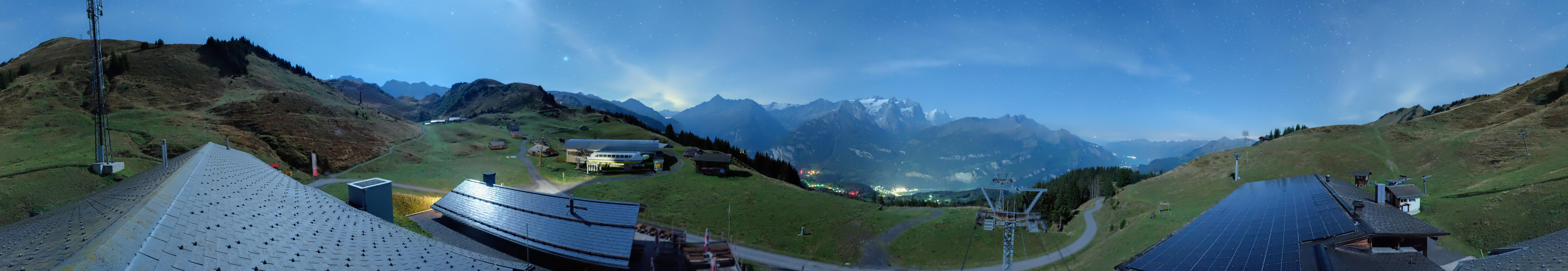 Archiv Foto Webcam Panoramacam Meiringen Hasliberg Mittelstation Käserstatt
