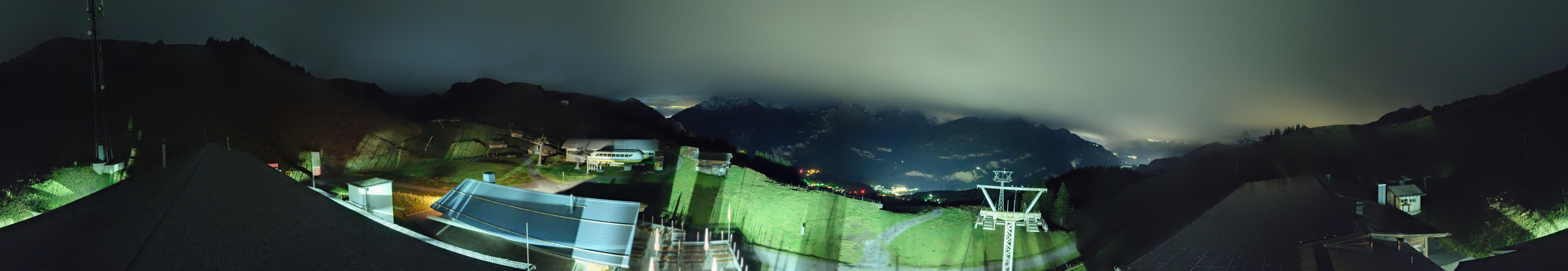 Archived image Webcam Roundshot Meiringen Hasliberg Mid-Station Kaeserstatt