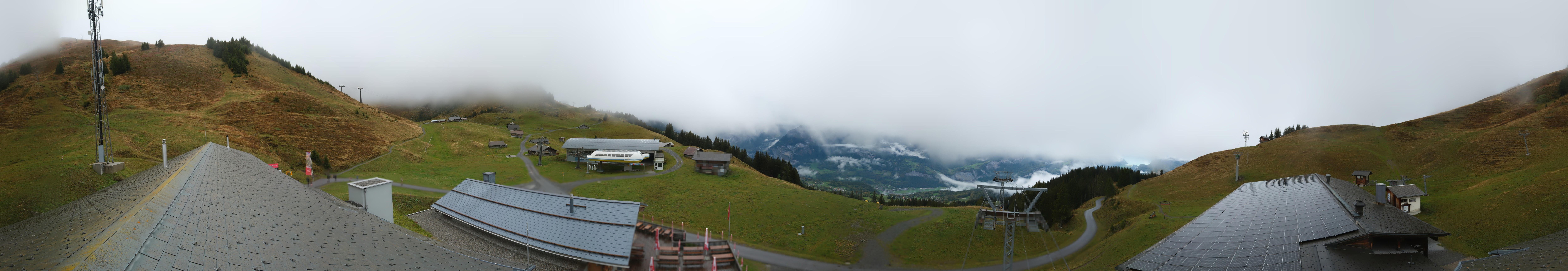 Archived image Webcam Roundshot Meiringen Hasliberg Mid-Station Kaeserstatt