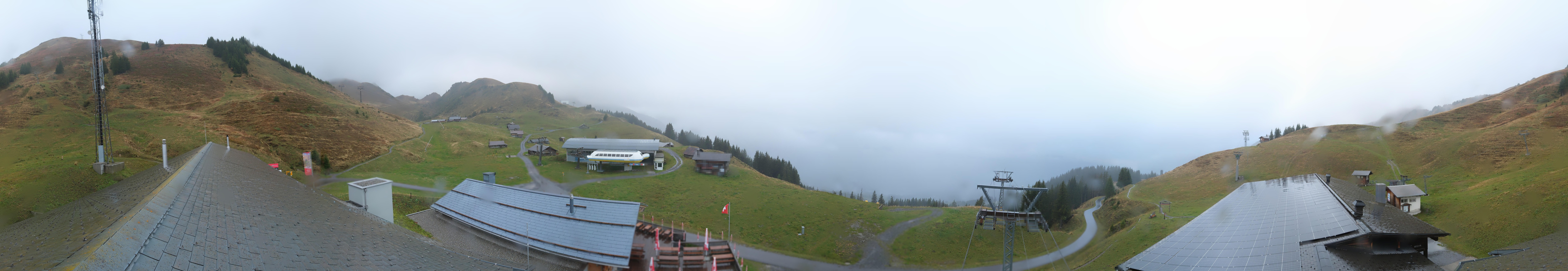 Archived image Webcam Roundshot Meiringen Hasliberg Mid-Station Kaeserstatt