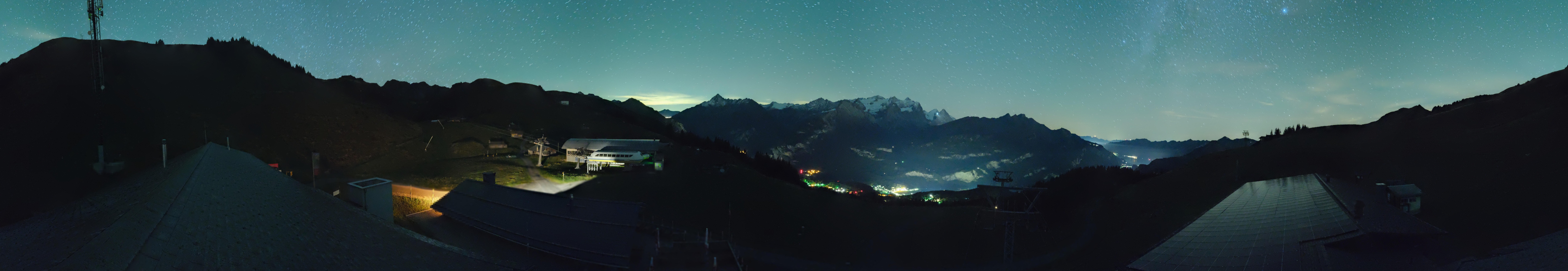 Archived image Webcam Roundshot Meiringen Hasliberg Mid-Station Kaeserstatt
