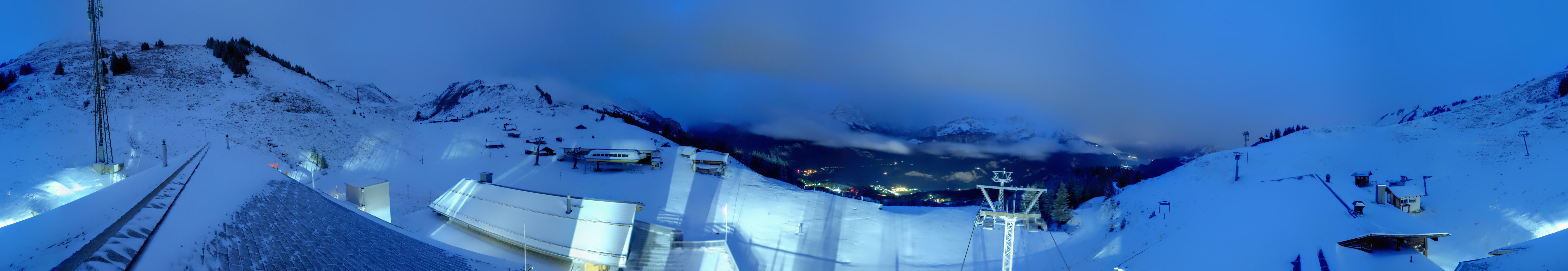Archiv Foto Webcam Panoramacam Meiringen Hasliberg Mittelstation Käserstatt