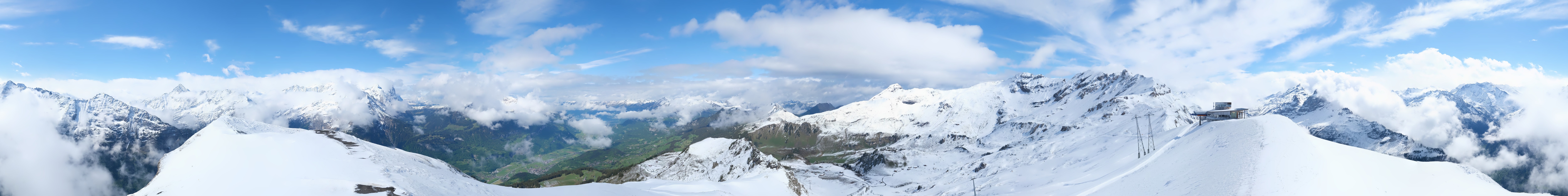 Archiv Foto Webcam Meiringen Hasliberg Alpen Tower