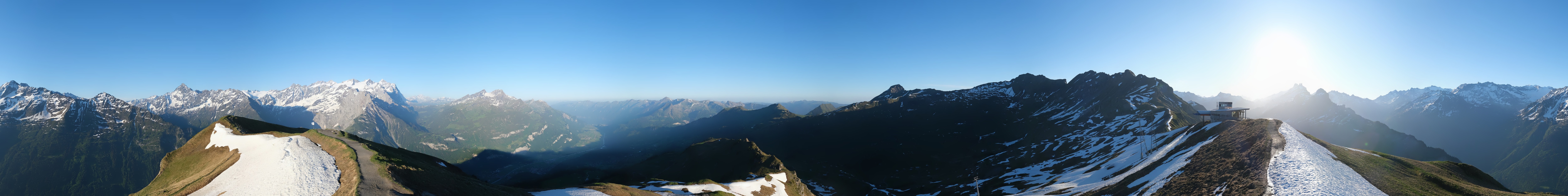Archived image Webcam Roundshot Meiringen Hasliberg Alpen Tower