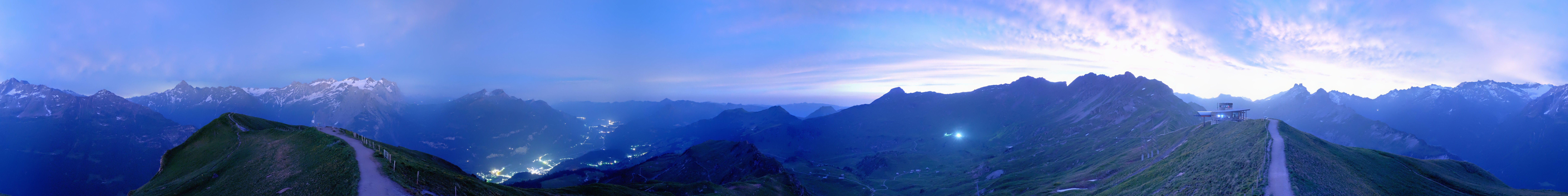 Archived image Webcam Roundshot Meiringen Hasliberg Alpen Tower