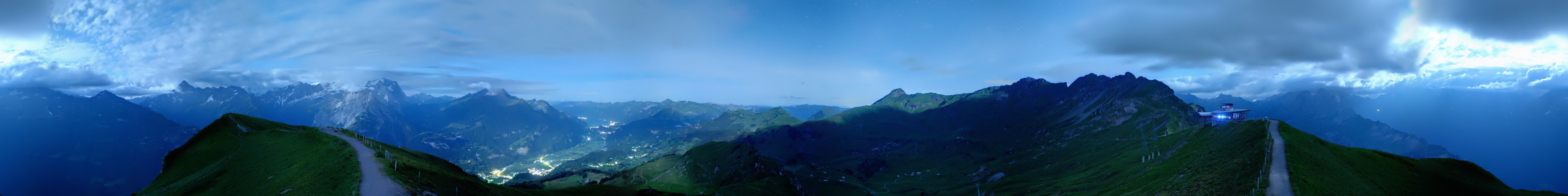 Archived image Webcam Roundshot Meiringen Hasliberg Alpen Tower