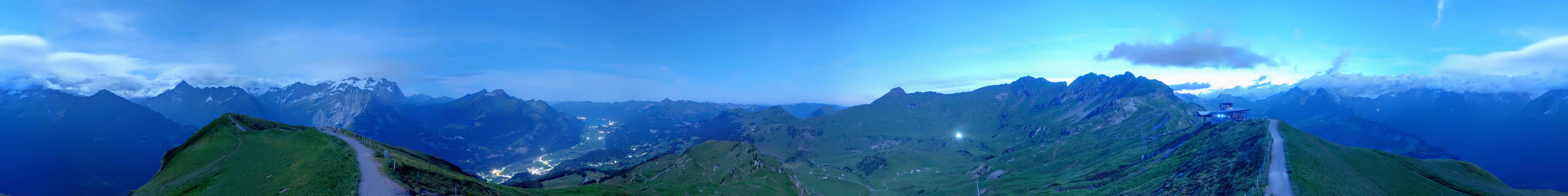 Archived image Webcam Roundshot Meiringen Hasliberg Alpen Tower