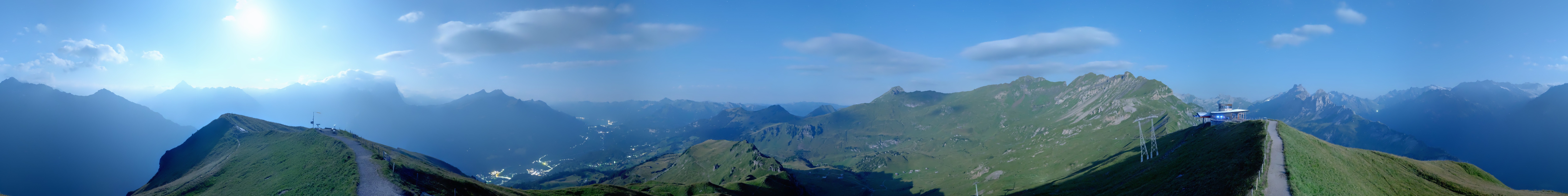 Archived image Webcam Roundshot Meiringen Hasliberg Alpen Tower