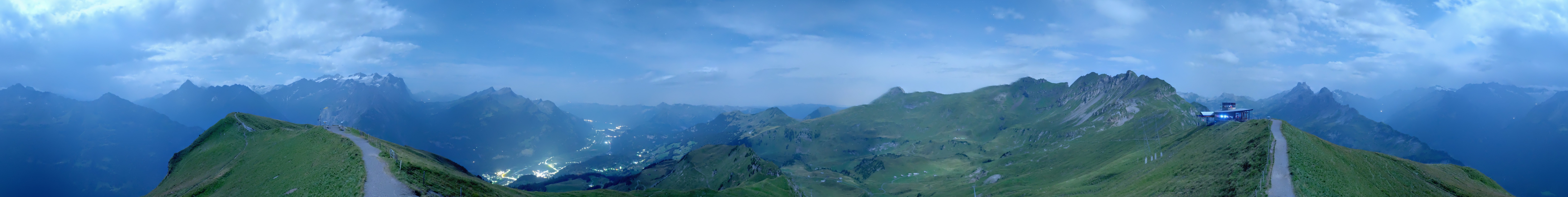Archived image Webcam Roundshot Meiringen Hasliberg Alpen Tower