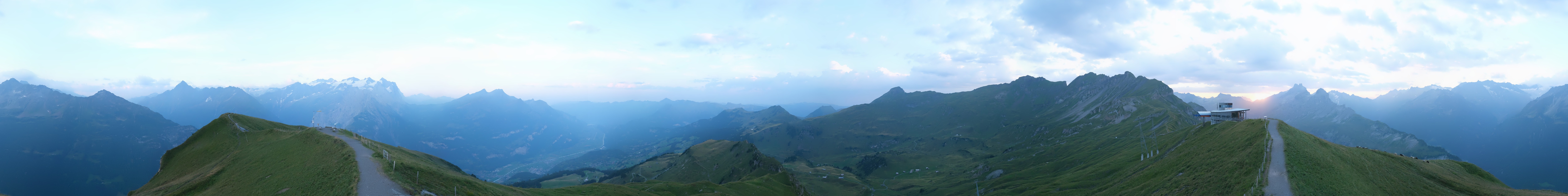Archived image Webcam Roundshot Meiringen Hasliberg Alpen Tower
