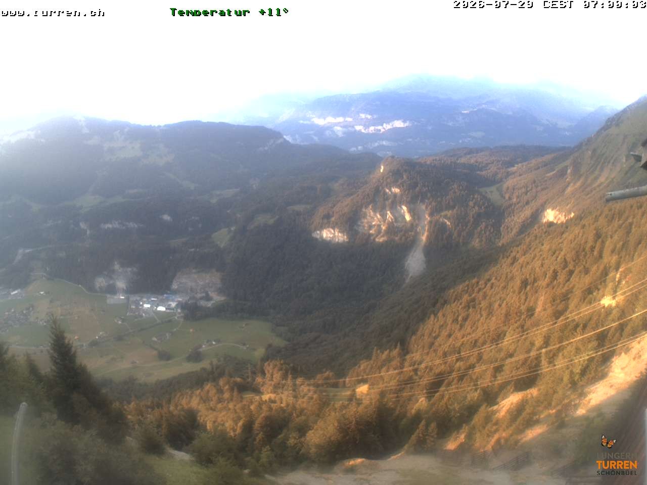 Archiv Foto Webcam Bergstation Turren