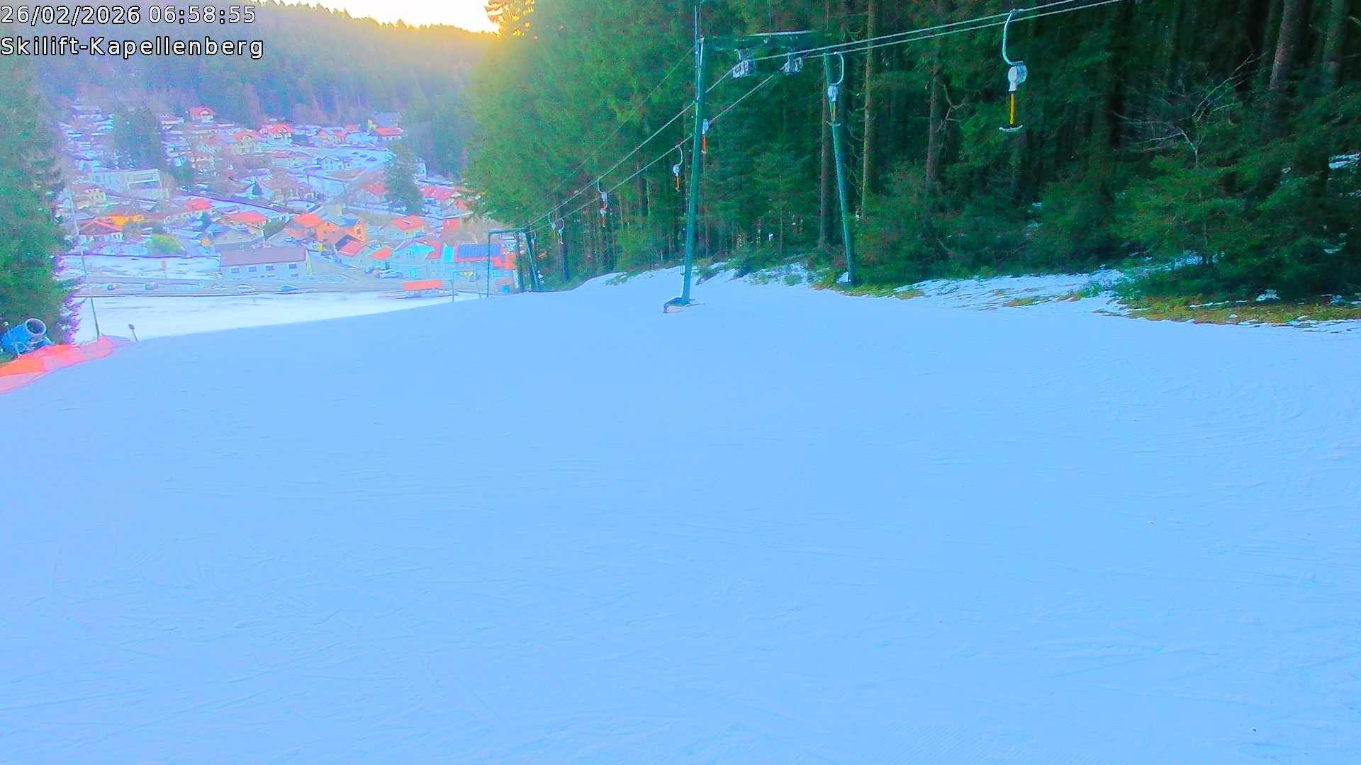 Archived image Webcam Ski Resort Kapellenberg