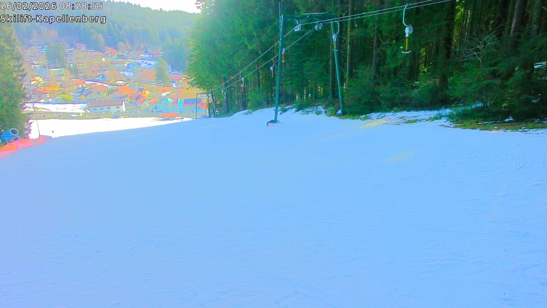 Archived image Webcam Ski Resort Kapellenberg