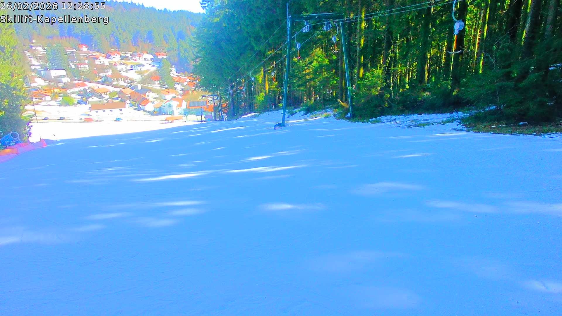 Archived image Webcam Ski Resort Kapellenberg