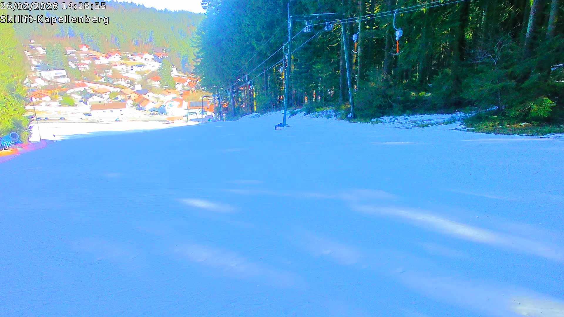 Archived image Webcam Ski Resort Kapellenberg